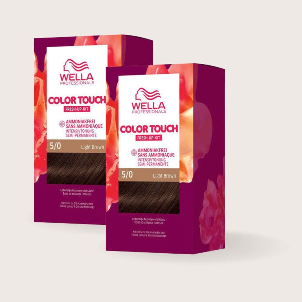 Kit Coloration Wella Color Touch Light Brown 5.00