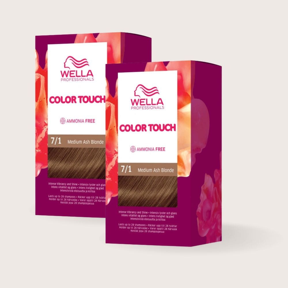 Kit Coloration Wella Color Touch Blond Cendré 7.1