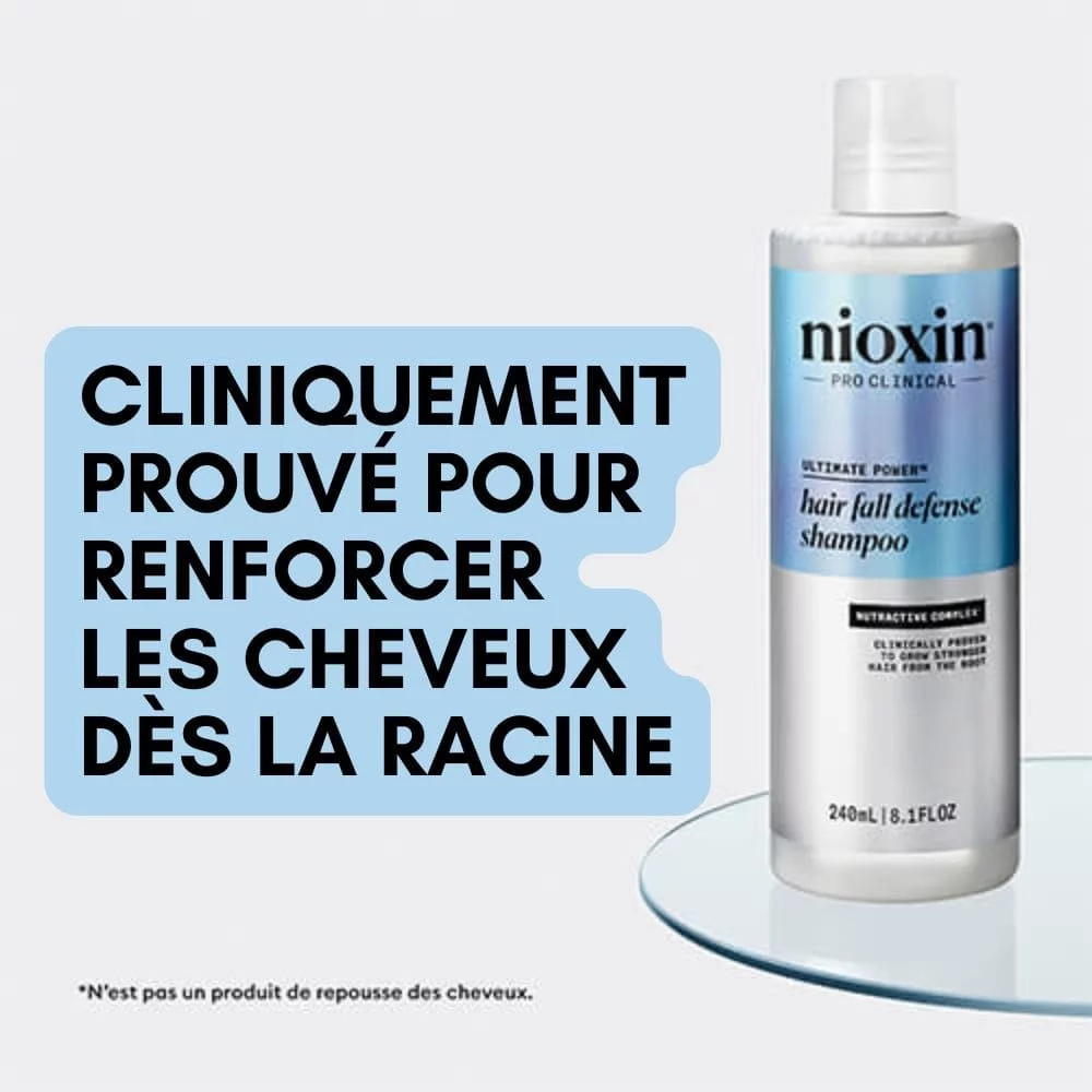 Shampoing anti-chute cheveux sans rinçage Nioxin 240 ml